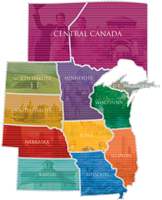 Midwest Group Itineraries Map
